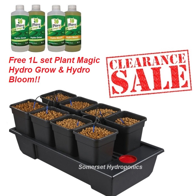 Origin 8pot Hydroponic Dripper system Somerset Hydroponics